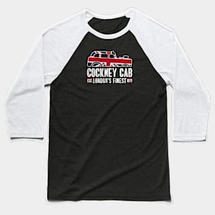 Cockney Cab - Redline Series (Reverse - Worn) Baseball T-Shirt